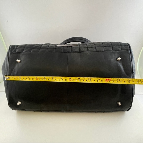 BCBGMaxAzria Black Shoulder Bag with Gold Hardware - Picture 12 of 15